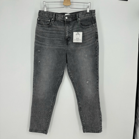 Pistola Kate High Rise Slim Straight Jeans Whittier Wash Size 33 Organic Cotton - Picture 14 of 14